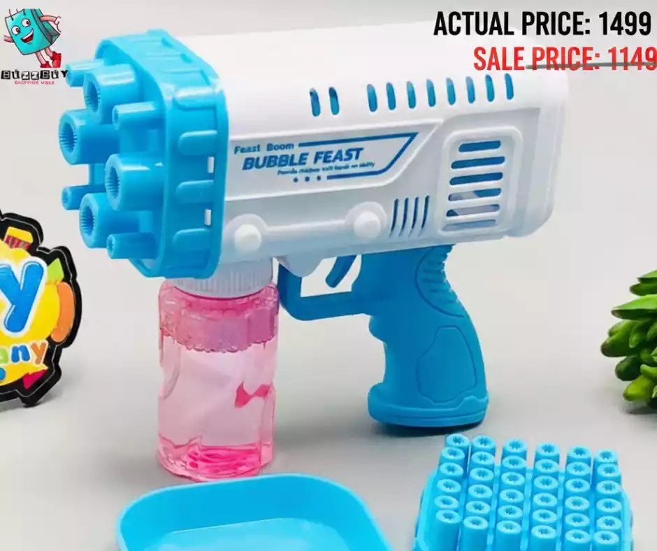 Bubble Gun Toy – 2025 Powerful Bubble Blower for Kids
