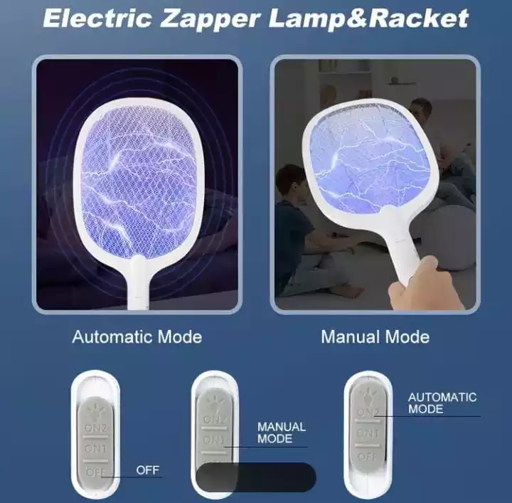 Mosquito Killer Racket With Stand – Rechargeable Bat - Image 2
