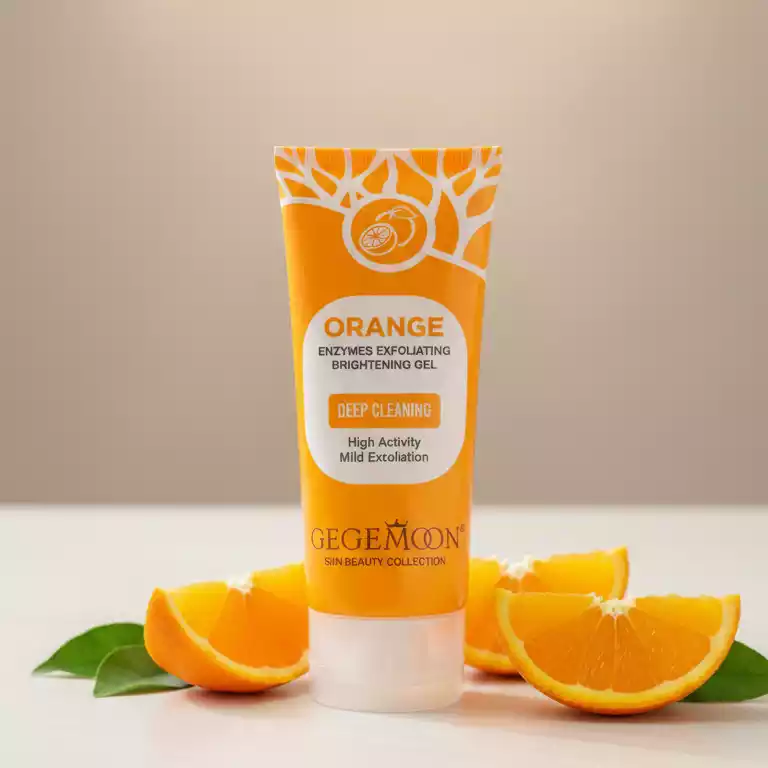 Orange Enzymes Exfoliating Gel – Brightening & Deep Cleansing Face Gel - Image 2