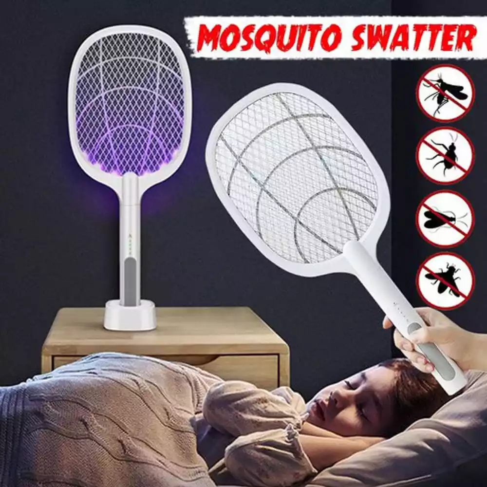 Mosquito Killer Racket With Stand – Rechargeable Bat - Image 3