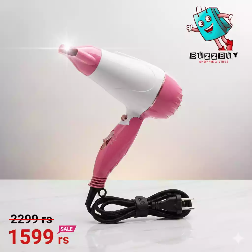 Nova Hair Dryer nv-1290 – Durable, Comfortable & High-Performance Styling