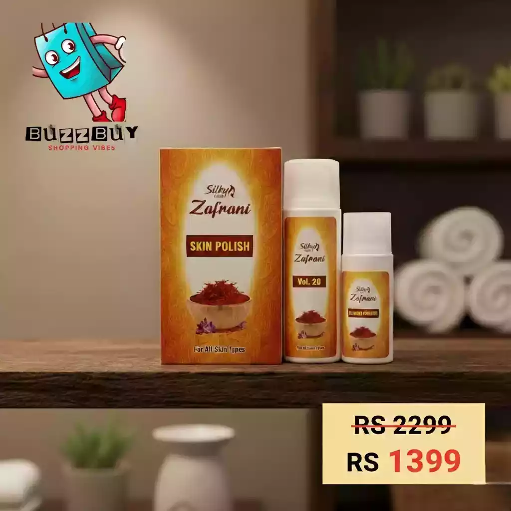 Silky Zafrani Skin Polisher Pack of 2 – Exfoliating & Radiance Boosting Skin Care