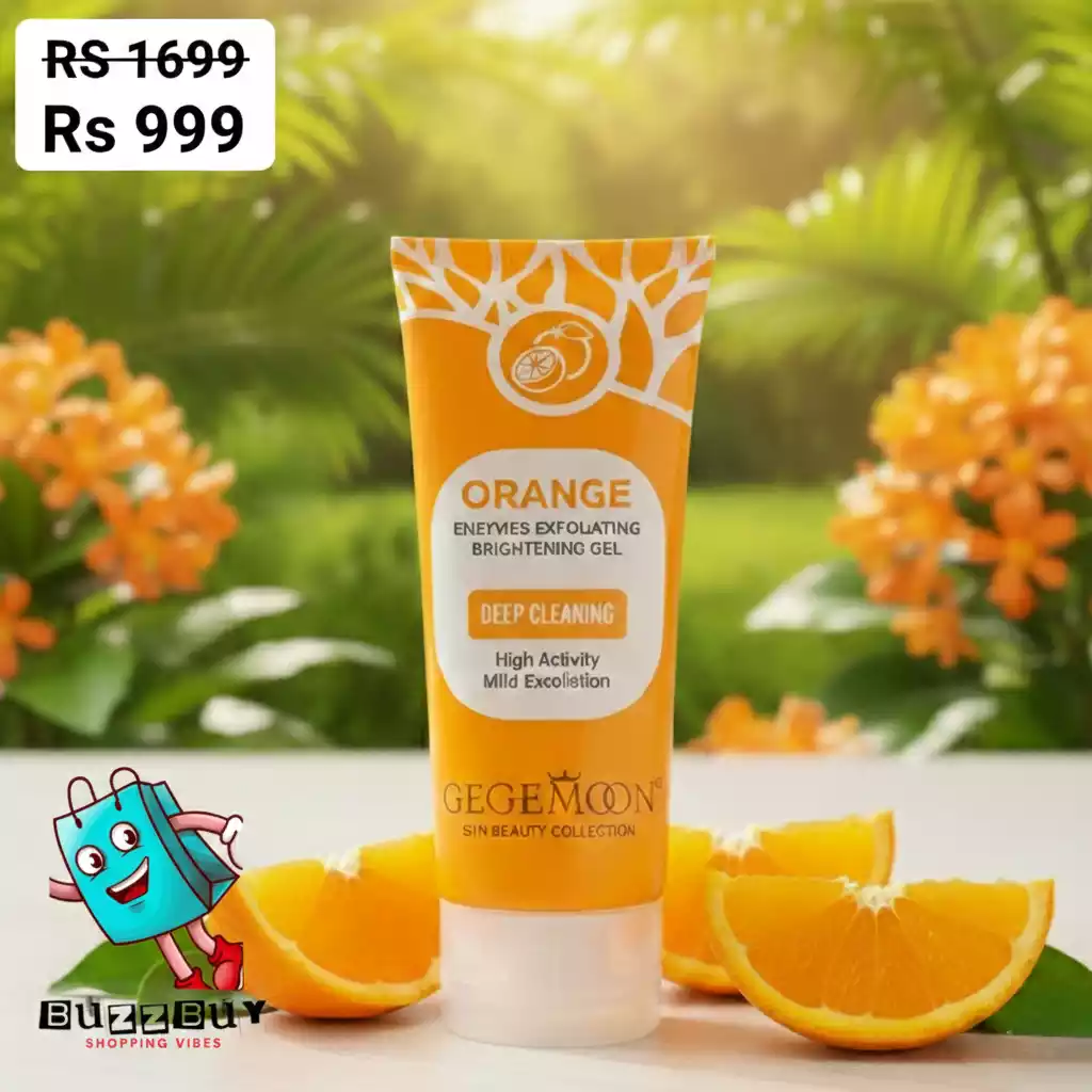 Orange Enzymes Exfoliating Gel – Brightening & Deep Cleansing Face Gel