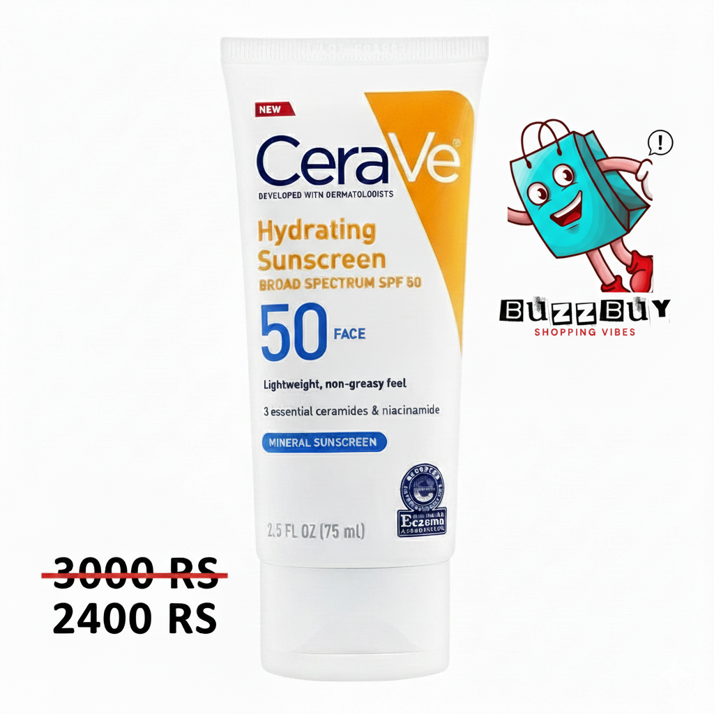 CeraVe Sunscreen – Hydrating Mineral SPF 50 Pakistan